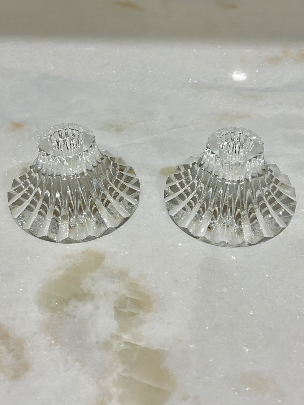 🎀 Baccarat Massena Crystal Candlestick Holders - Set of 2 🎀